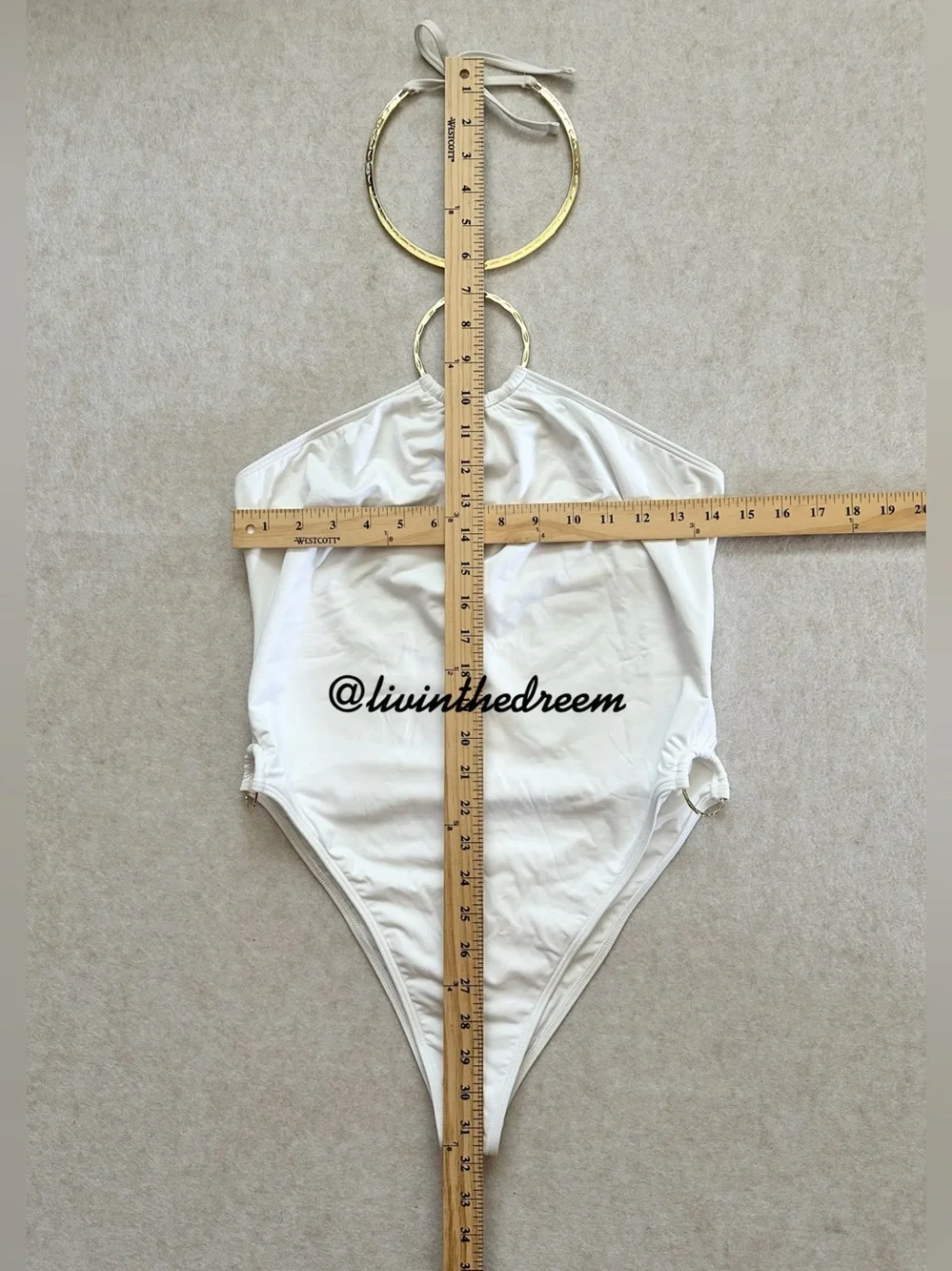 Beach Bunny Jill Collar One Piece swimsuit SZ L